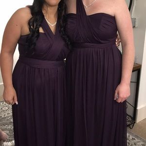 David’s Bridal Long-Plum-Style-your-way-6tie dress